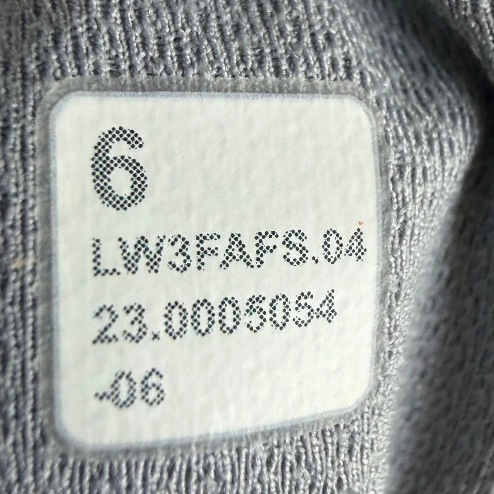 Lululemon It's Rulu Run Half Zip Pullover Grey Size 6